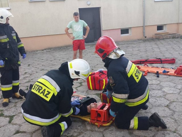  „Jedzie, jedzie straż ogniowa”, czyli ćwiczenia ewakuacyjne w Internacie.
